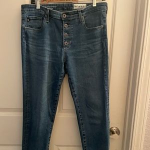 AG Petite Stevie Ankle Button Up size 30P